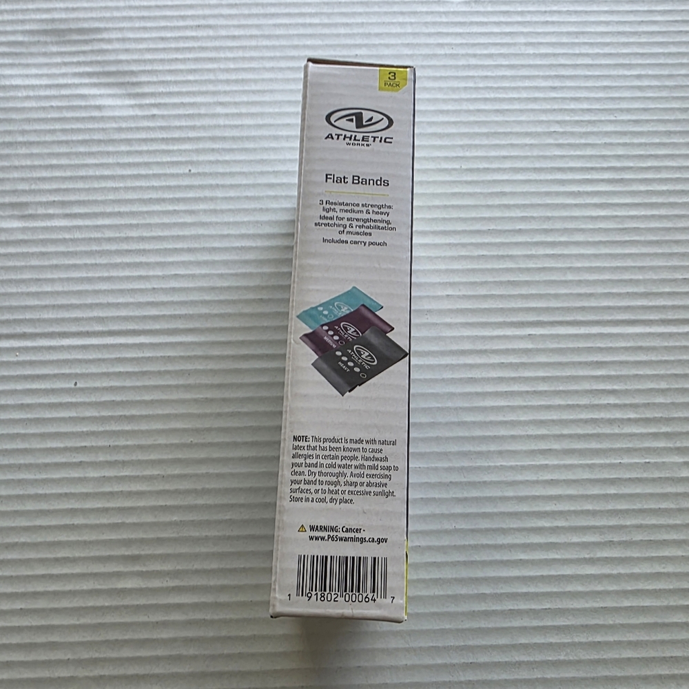 NWT Athletic Works Flat Bands 3-Pack - Picture 5 of 13